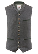 Load image into Gallery viewer, Mens Traditional Vest in Gray for Formal and Traditional Wear