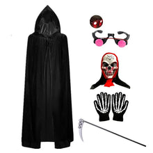 Load image into Gallery viewer, Kids Grim Reaper Halloween Costume