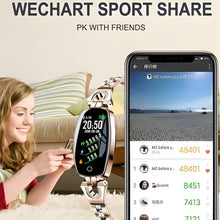 Load image into Gallery viewer, Waterproof Smart Fitness Bracelet with HR and BP Monitor For Women