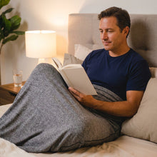 Load image into Gallery viewer, Wearable Sleep Sack with Stretch Knit and Open Foot End for Adults