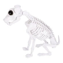 Load image into Gallery viewer, Sitting Skeleton Dog Halloween Decoration in Natural Color for Party Tables