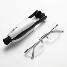 Load image into Gallery viewer, Dry Carbon Lens Cleaner with Twin Pads and Built In Brush for Glasses
