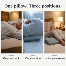 Load image into Gallery viewer, Memory Foam Lumbar Support Pillow with Tapered Edges and Slow Rebound