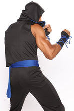Load image into Gallery viewer, Mens Dragon Ninja Costume Set with Hooded Tunic and Gauntlets