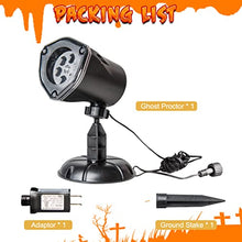 Load image into Gallery viewer, Halloween Ghost Projector with 6 Moving Ghosts and Rotating Head