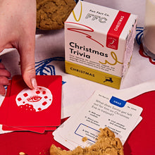 Load image into Gallery viewer, Christmas Trivia Card Game with Multiple Choice Questions for Family Game Night