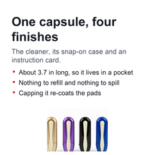 Load image into Gallery viewer, Dry Carbon Lens Cleaner with Twin Pads and Built In Brush for Glasses