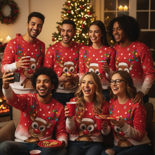 Load image into Gallery viewer, Cute Elk 3D Printed Christmas Sweatshirt for Men and Women