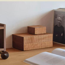 Load image into Gallery viewer, Minimalist Wooden Desktop Storage Box Organizer