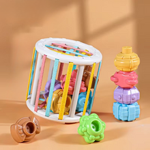 Load image into Gallery viewer, Montessori Shape Sorting Sensory Cube for Early Learning and Motor Skill Development