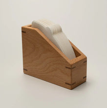 Load image into Gallery viewer, Walnut V60 Coffee Filter Paper Holder, Handcrafted Black Walnut Organizer