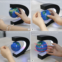 Load image into Gallery viewer, Magnetic Floating Globe With LED Light