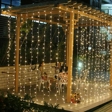 Load image into Gallery viewer, Christmas Fairy String Curtain Light