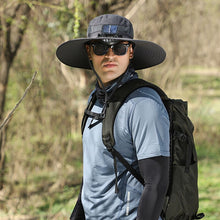 Load image into Gallery viewer, Ultimate Outdoor Sun Hat with Rechargeable LED and Wide Brim