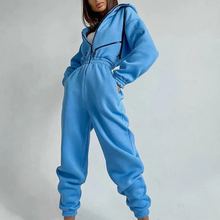 Load image into Gallery viewer, Basic Hooded Jumpsuit