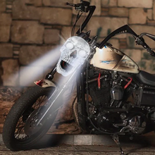 Load image into Gallery viewer, LED Motorcycle Skull Light