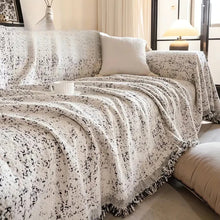 Load image into Gallery viewer, Nordic Speckle Reversible Couch Cover, Cotton Microfiber Furniture Protector
