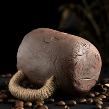 Load image into Gallery viewer, Handmade Thick Ceramic Coffee Mug with Lid and Spoon