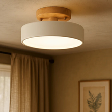 Load image into Gallery viewer, Modern LED Round Ceiling Light, Sleek Minimal Semi-Flush Mount