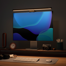 Load image into Gallery viewer, USB-Powered Screen Hanging LED Desk Lamp for Monitors and Laptops