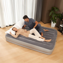 Load image into Gallery viewer, 12" Queen Air Mattress with USB Pump and Fiber-Tech Support