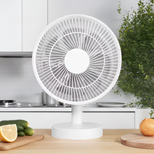 Load image into Gallery viewer, USB Desktop Oscillating Fan with Adjustable Head and Powerful Airflow