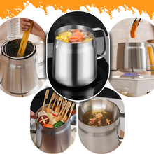Load image into Gallery viewer, 2-in-1 Stainless Steel Deep Frying Pot
