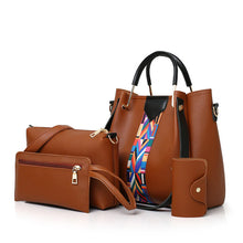 Load image into Gallery viewer, Boston Bag Handbag Set for Women PU Leather