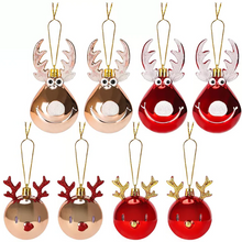 Load image into Gallery viewer, Christmas Elk Ball Ornaments