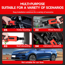 Load image into Gallery viewer, 12V/18V Cordless Right Angle Impact Ratchet Wrench, 3/8" Rechargeable Electric Driver Tool