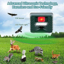 Load image into Gallery viewer, Woodpecker Ultrasonic Repeller for Effective Bird Control - Get Rid of Woodpeckers