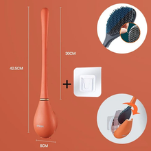 Load image into Gallery viewer, Flexible silicone toilet brush