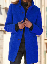 Load image into Gallery viewer, Elegant wool coat