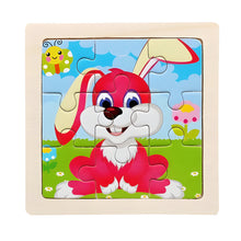 Load image into Gallery viewer, Montessori Wooden Puzzle for Early Learning, Shapes and Colors