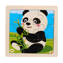 Load image into Gallery viewer, Montessori Wooden Puzzle for Early Learning, Shapes and Colors