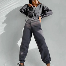 Load image into Gallery viewer, Basic Hooded Jumpsuit