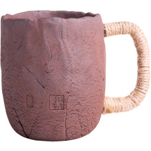 Load image into Gallery viewer, Handmade Thick Ceramic Coffee Mug with Lid and Spoon