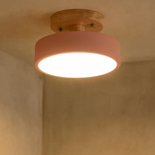 Load image into Gallery viewer, Modern LED Round Ceiling Light, Sleek Minimal Semi-Flush Mount