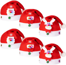 Load image into Gallery viewer, Merry Christmas LED Light Hat Santa Claus