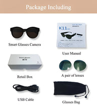 Load image into Gallery viewer, Bicycling Glasses WiFi Mini Camera HD 1080P DVR Video Audio Recorder