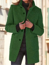 Load image into Gallery viewer, Elegant wool coat