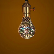 Load image into Gallery viewer, 3D Starburst LED Bulb – Vintage Edison Firework Light – E27