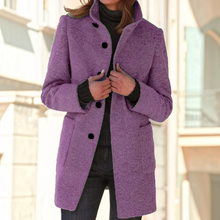 Load image into Gallery viewer, Elegant wool coat