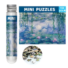 Load image into Gallery viewer, Mini Tube Puzzle of Van Gogh Starry Night, 150 Micro Piece Art Puzzle
