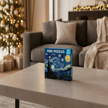 Load image into Gallery viewer, Mini Tube Puzzle of Van Gogh Starry Night, 150 Micro Piece Art Puzzle