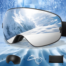 Load image into Gallery viewer, Outdoor Sports Snow Goggles with Anti Fog UV400 Protective Lens
