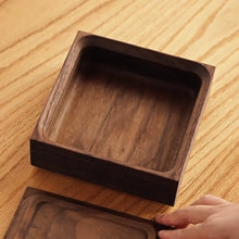 Load image into Gallery viewer, Minimalist Wooden Desktop Storage Box Organizer