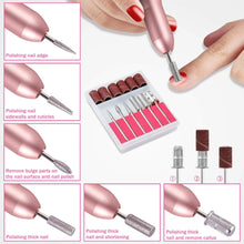 Load image into Gallery viewer, Electric Nail Drill Machine Adjustable Speed Manicure Set
