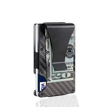 Load image into Gallery viewer, Smart Holder Wallet RFID Blocking Carbon Fiber