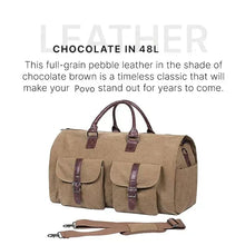 Load image into Gallery viewer, Convertible Garment Duffle Bag with Dual Buckles and Shoe Compartment